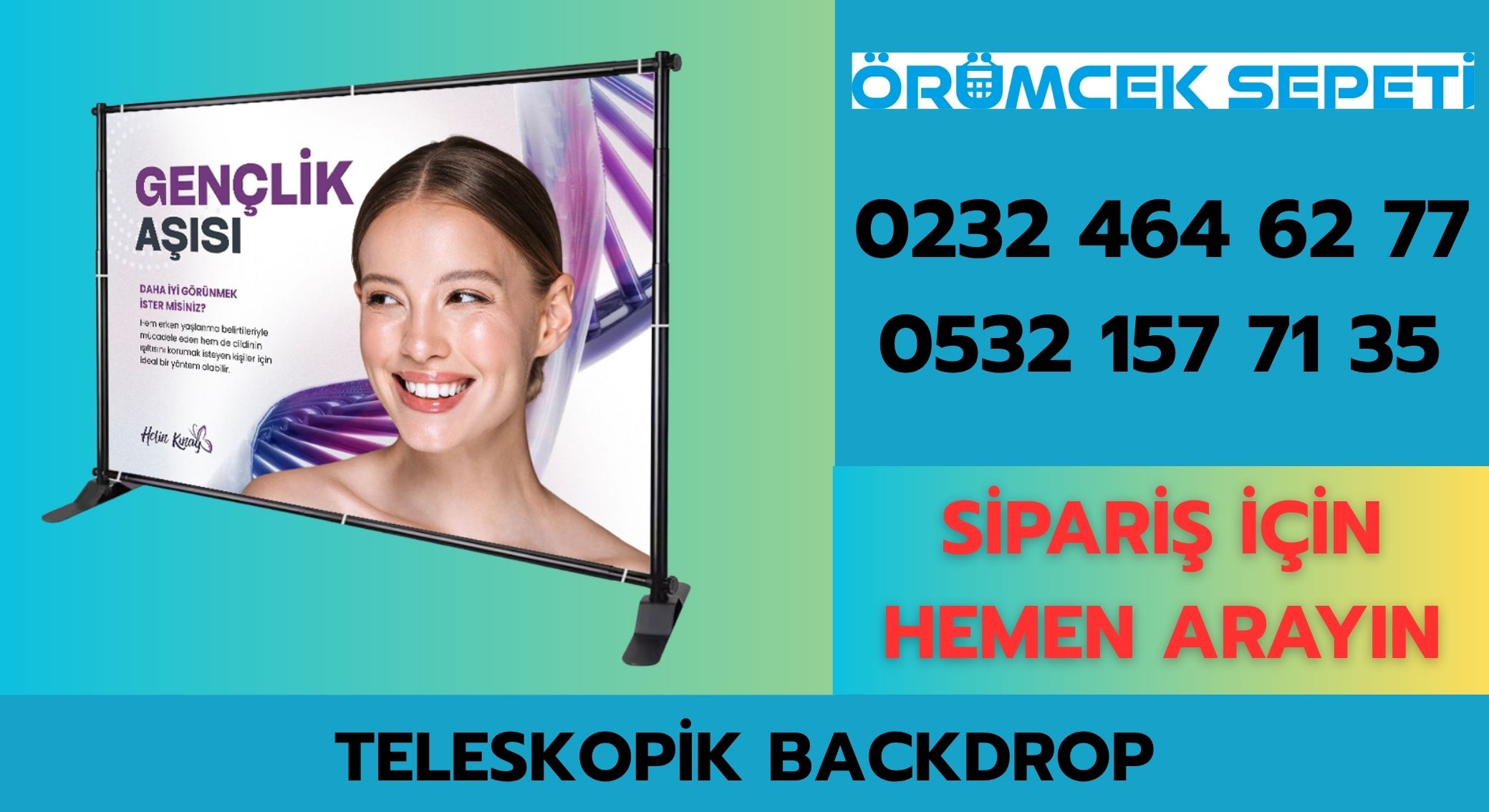 Teleskopik Backdrop Nasıl Kurulur? – 0232 464 6277 – 0532 157 71 35