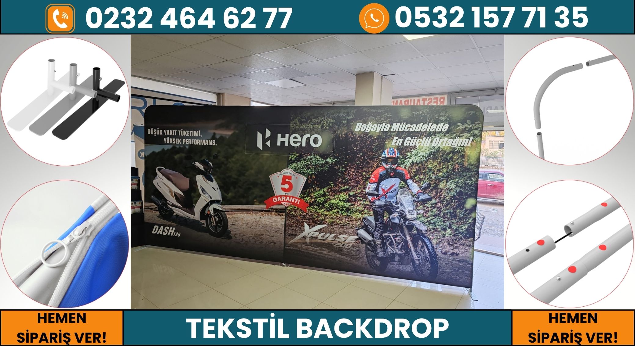 Tekstil Backdrop – 0232 464 62 77 – 0532 157 71 35