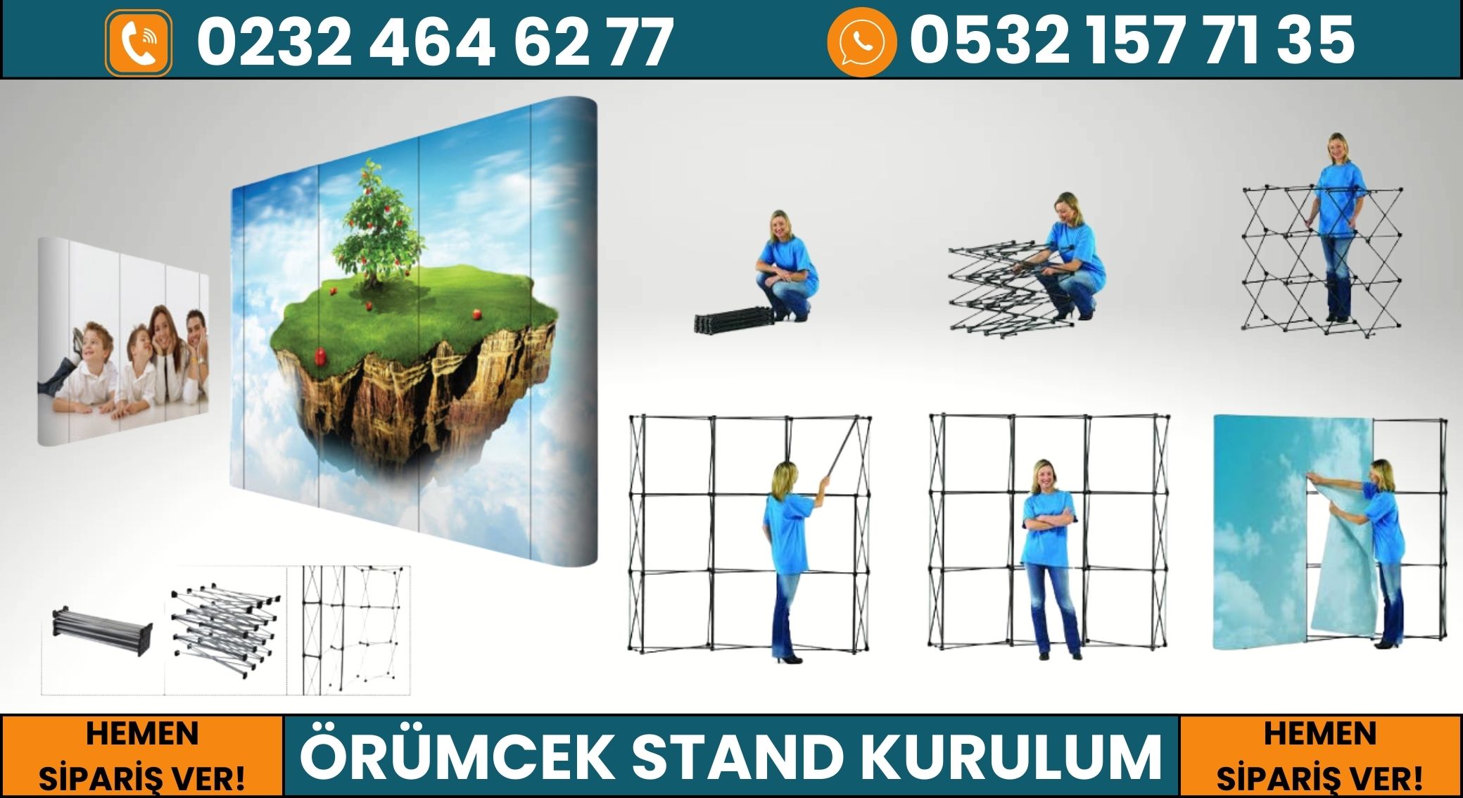 Örümcek Stand Kurulumu – 0232 464 62 77 – 0532 157 71 35